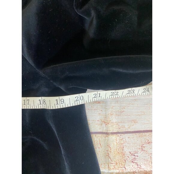 Vintage Cattiva Women's J.L Debal Black Velvet Trench Coat - Med/Large - Picture 12 of 14